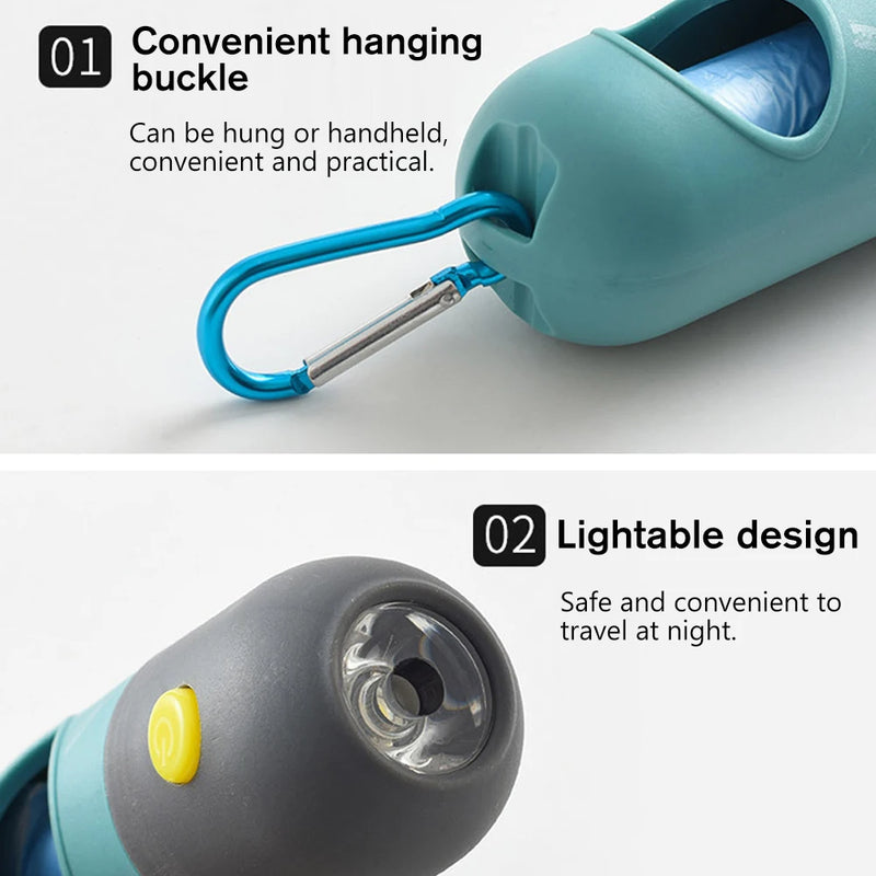 Led Light Poop Bags Dispenser